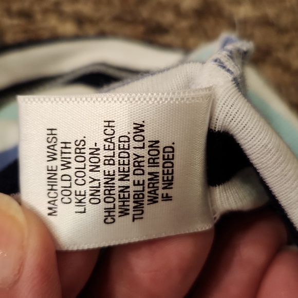 Croft & Barrow V-Neck Striped Classic Tee Shirts Size 1X - Picture 5 of 9